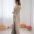 beige silk blend saree with blouse