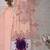 Peach georgette embroidered kurta sets