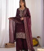 Womens new trendy stylish  embroidery beads work kurta set