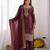 Womens new trendy stylish  embroidery beads work kurta set