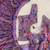 Lavender Bloom Taby Silk Lehenga Choli with Floral Print, Real Mirror, Sequins & Embroidery Work