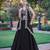 Noir Blossom Frendysilk Lehenga Choli with Floral Sequins & Thread Embroidery Work (5 Mtr Flair, Stitched)