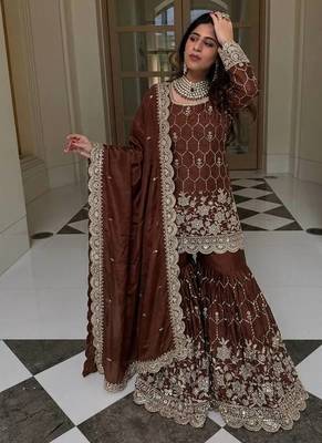  latest embroidery kurta set 3