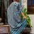 Floral printed pure cotton v neck kurta trouser and dupatta set