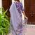 Floral printed pure cotton round neck kurta trouser and dupatta set
