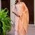 Floral printed pure cotton v neck kurta trouser and dupatta set