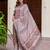 Floral printed pure cotton round neck kurta trouser and dupatta set