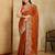 Women’s  Brown Designer Saree