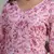 Floral printed pure cotton v neck kurta trouser and dupatta set