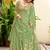 Parrot  Silk blend Embroidered Lehenga Choli