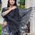 Floral printed pure cotton v neck kurta trouser and dupatta set