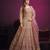  PINK sequin embroidered GOWN 
