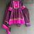 Deep plum purple embroidered silk anarkali set