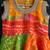 Multicolor printed georgette lungi skirt set