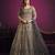 GREY sequin embroidered GOWN 