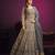 GREY sequin embroidered GOWN 