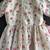 Off white lotus printed cotton silk kurti set