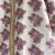 Off white purple printed cotton silk kurti set