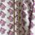 Off white purple printed cotton silk kurti set