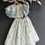 Off white printed cotton silk lehenga set