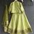 Lime green embroidered silk lehenga set