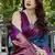 purple woven art silk saree with blouse