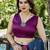purple woven art silk saree with blouse