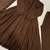 Brown Chinon Silk blend Embroidered Sequin Anarkali suit