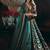 blue art silk embroidered lehenga choli
