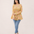 floral printed short kurti for women | cotton blend a-line tunic top