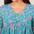 floral printed short kurti for women | cotton blend a-line tunic top