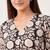 floral printed short kurti for women | cotton blend a-line tunic top