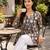 floral printed short kurti for women | cotton blend a-line tunic top