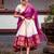 Traditional Checked Poly Cotton South Style Lehenga Choli with Dupatta