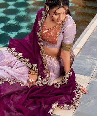 Festive Zari Weaving Kota Lehenga Choli Set with Rich Paithani Border 2