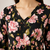 floral printed short kurti for women | cotton blend a-line tunic top