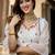multicolor organza printed lehenga choli with dupatta