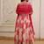 Silk blend sequins embroidered anarkali with dupatta stitched