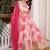 Silk blend sequins embroidered anarkali with dupatta stitched