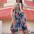 blue organza embroidered lehenga choli with dupatta