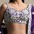 purple georgette embroidered lehenga choli with dupatta