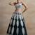 turquoise georgette embroidered lehenga choli with dupatta