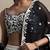 black georgette embroidered lehenga choli with dupatta
