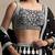black georgette embroidered lehenga choli with dupatta