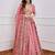 pink art silk embroidered lehenga choli with dupatta