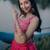 pink organza embroidered lehenga choli with dupatta