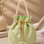 pastel green pearl embroidered potli bag 