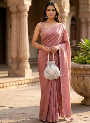 grey pearl embroidered potli bag 1
