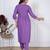 women's rayon handprinted flared anarkali embroidered kurti with pant & dupatta set | Anarkali Suit
