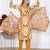 yellow rayon printed kurta sets